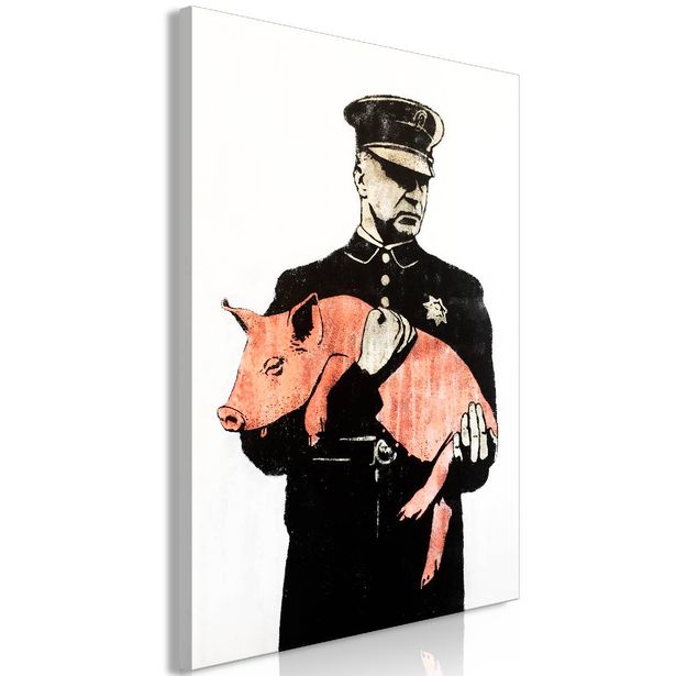 Taulu Artgeist Police Pig 1-osainen pystysuuntainen eri kokoja