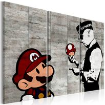 Canvas-taulu Artgeist Banksy: Mario Bros, eri kokoja