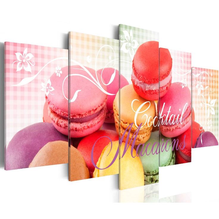 Taulu Artgeist Sweet macarons eri kokoja