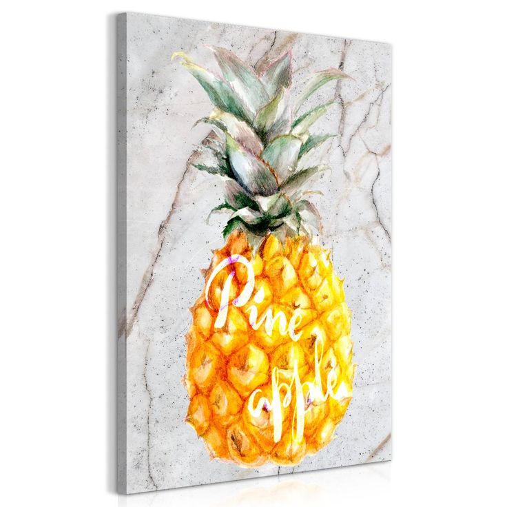 Taulu Artgeist Pineapple and Marble 1-osainen pystysuuntainen eri kokoja