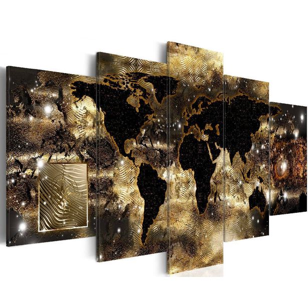 Taulu Artgeist Continents of bronze eri kokoja