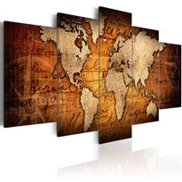 Canvas-taulu Artgeist Amber Map, eri kokoja