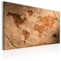 Canvas-taulu Artgeist Paper Map, eri kokoja