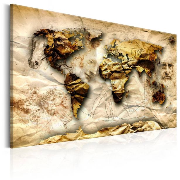 Taulu Artgeist Map: Leonardo da Vinci inspiration eri kokoja