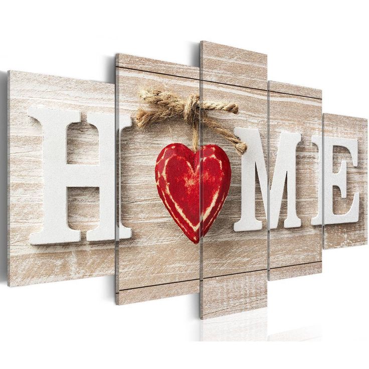 Taulu Artgeist Home: House of Love eri kokoja