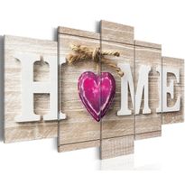 Canvas-taulu Artgeist Home: Pink Heart, eri kokoja