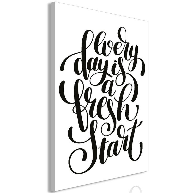 Taulu Artgeist Every Day Is a Fresh Start 1-osainen pystysuuntainen eri kokoja