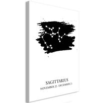 Canvas-taulu Artgeist Horoskoopit: jousimies, 1-osainen, pystysuuntainen, eri kokoja
