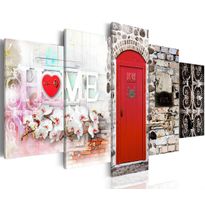 Canvas-taulu Artgeist Vintage Home Red, eri kokoja