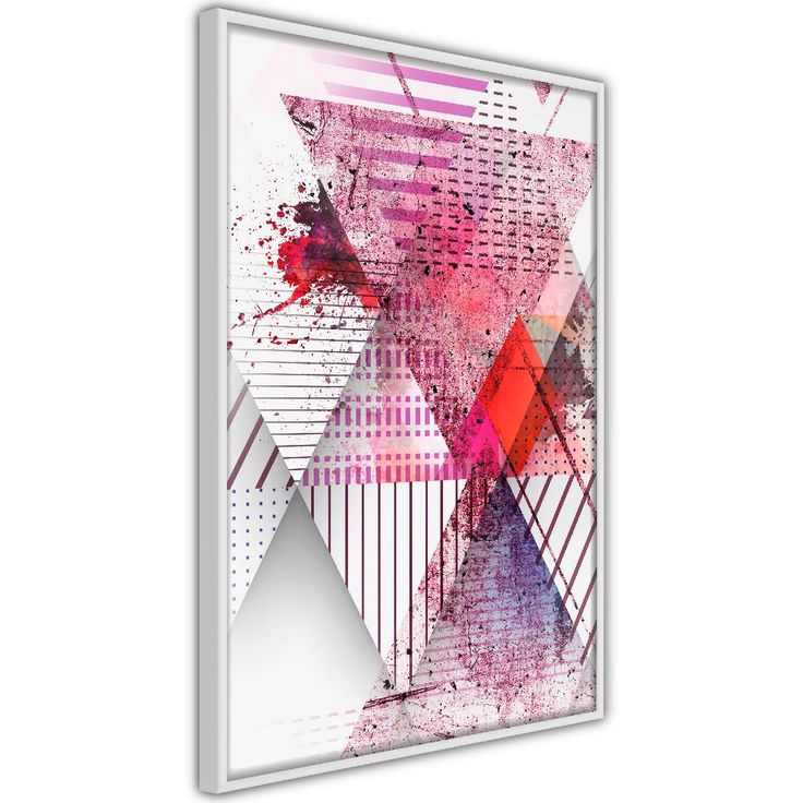 Juliste Artgeist Abstract Triangle, kehyksillä, eri kokoja