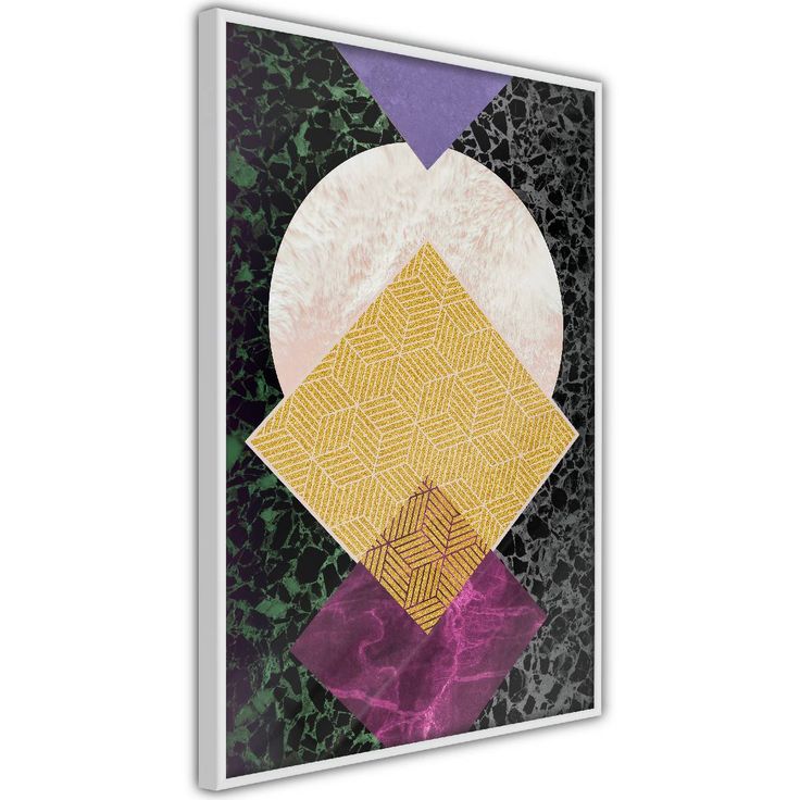 Juliste Artgeist Terrazzo Geometry, kehyksillä, eri kokoja