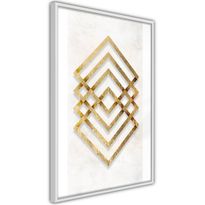 Juliste Artgeist Golden Geometry, kehyksillä, eri kokoja