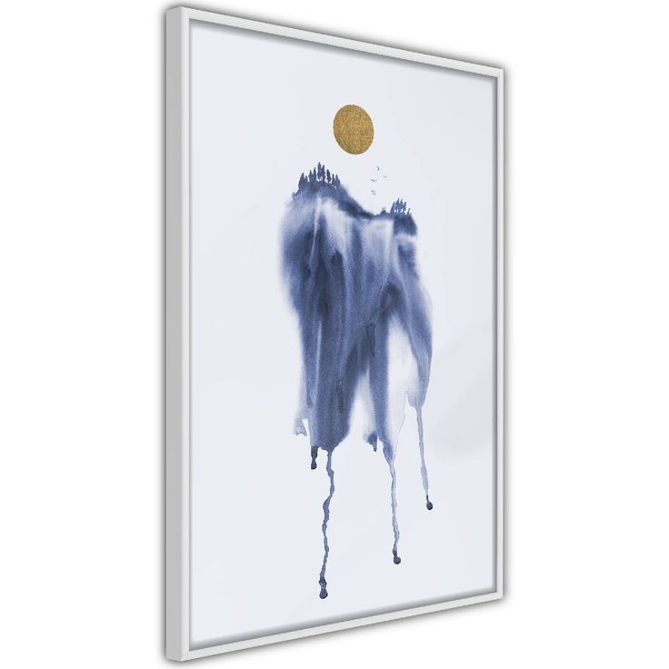 Juliste Artgeist Watercolour Abstraction, kehyksillä, eri kokoja