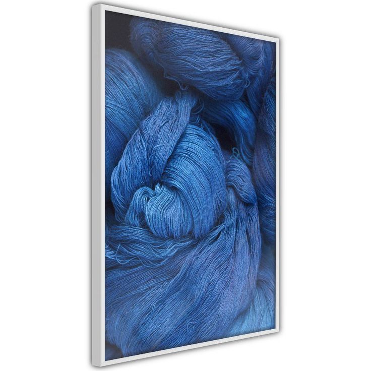 Juliste Artgeist Blue Worsted, kehyksillä, eri kokoja