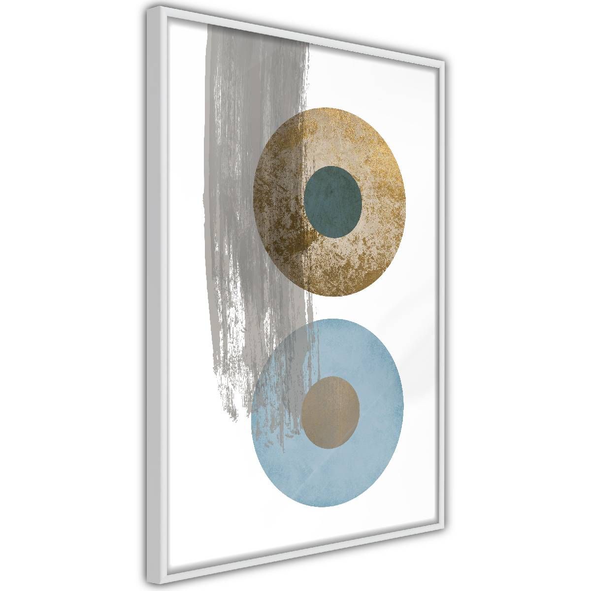 Juliste Artgeist Abstract Symmetry, musta kehys, 45x30cm