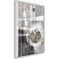 Juliste Artgeist Silver Symmetry, kehyksillä, eri kokoja