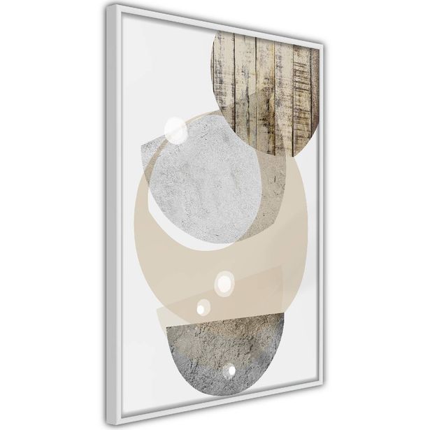 Juliste Artgeist Beige Fusion, kehyksillä, eri kokoja