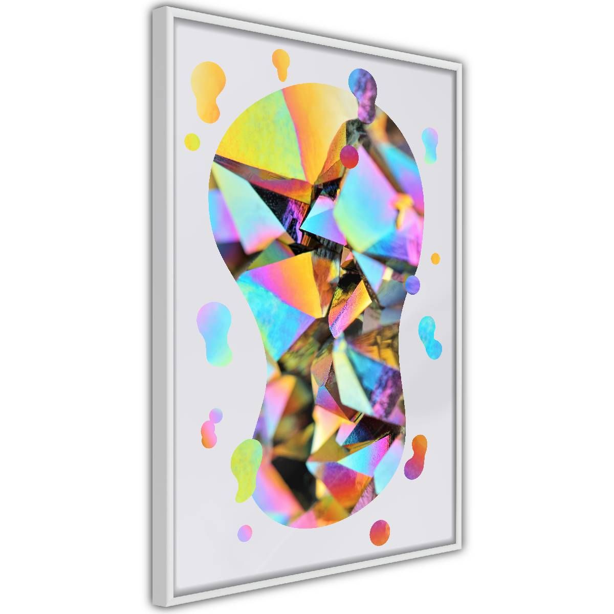 Juliste Artgeist Rainbow Footprint, kullanvärinen kehys, 60x40cm