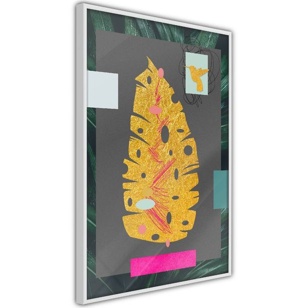 Juliste Artgeist Golden Leaf, kehyksillä, eri kokoja