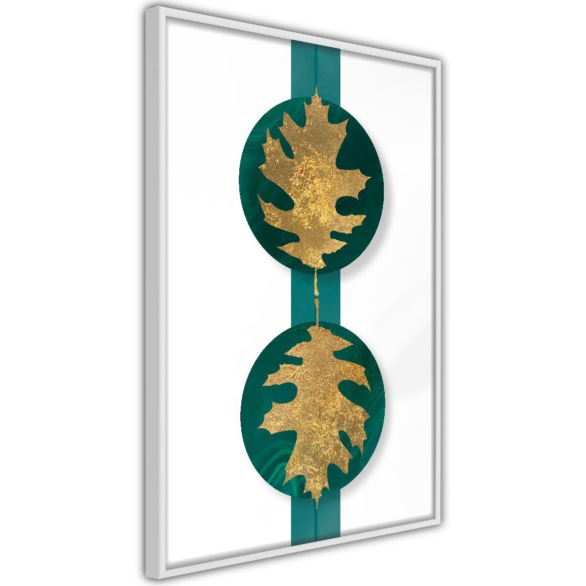 Juliste Artgeist Green Wealth, musta kehys, 45x30cm