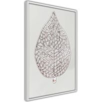 Juliste Artgeist Azur Leaf, kehyksillä, eri kokoja