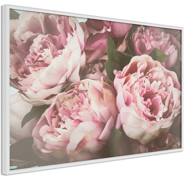 Juliste Artgeist Pink Peonies, kehyksillä, eri kokoja