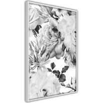Juliste Artgeist Monochrome Flowers, kehyksillä, eri kokoja