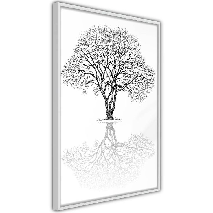 Juliste Artgeist Reflection Tree, kehyksillä, eri kokoja