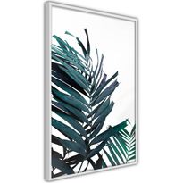 Juliste Artgeist Emerald Leaves, kehyksillä, eri kokoja
