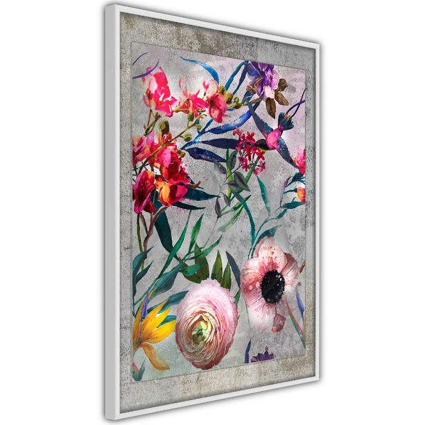 Juliste Artgeist Rustic Flowers, kehyksillä, eri kokoja