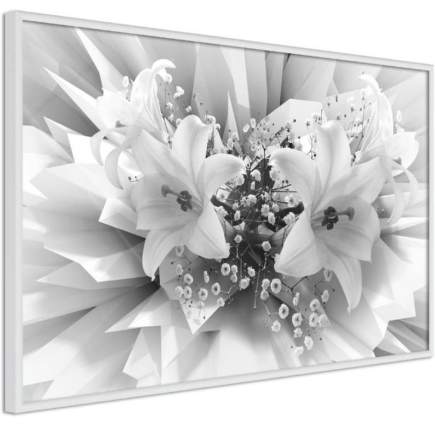 Juliste Artgeist Geometric Bouquet, kehyksillä, eri kokoja