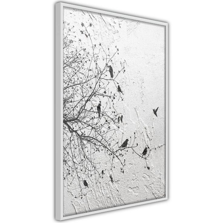Juliste Artgeist Birds on Tree, kehyksillä, eri kokoja