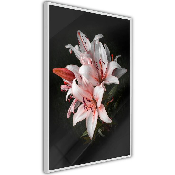 Juliste Artgeist Lilies, kehyksillä, eri kokoja