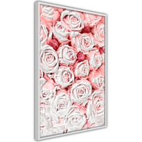 Juliste Artgeist White Roses, kehyksillä, eri kokoja