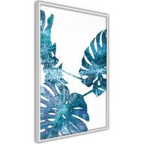 Juliste Artgeist Emerald Monstera, kehyksillä, eri kokoja
