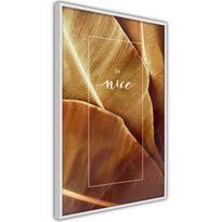 Juliste Artgeist Brown Leaf, kehyksillä, eri kokoja
