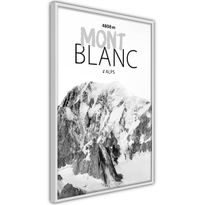 Juliste Artgeist Mont Blanc, kehyksillä, eri kokoja