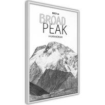Juliste Artgeist Broad Peak, kehyksillä, eri kokoja