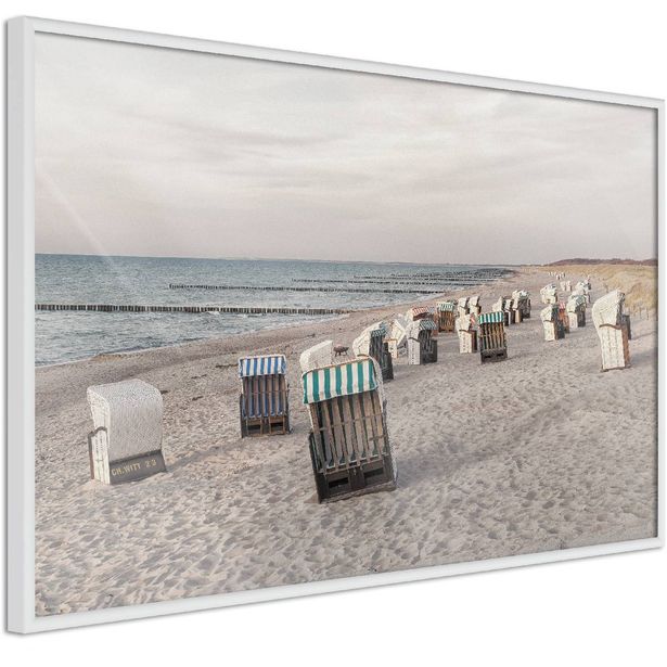 Juliste Artgeist Beach Booth, kehyksillä, eri kokoja