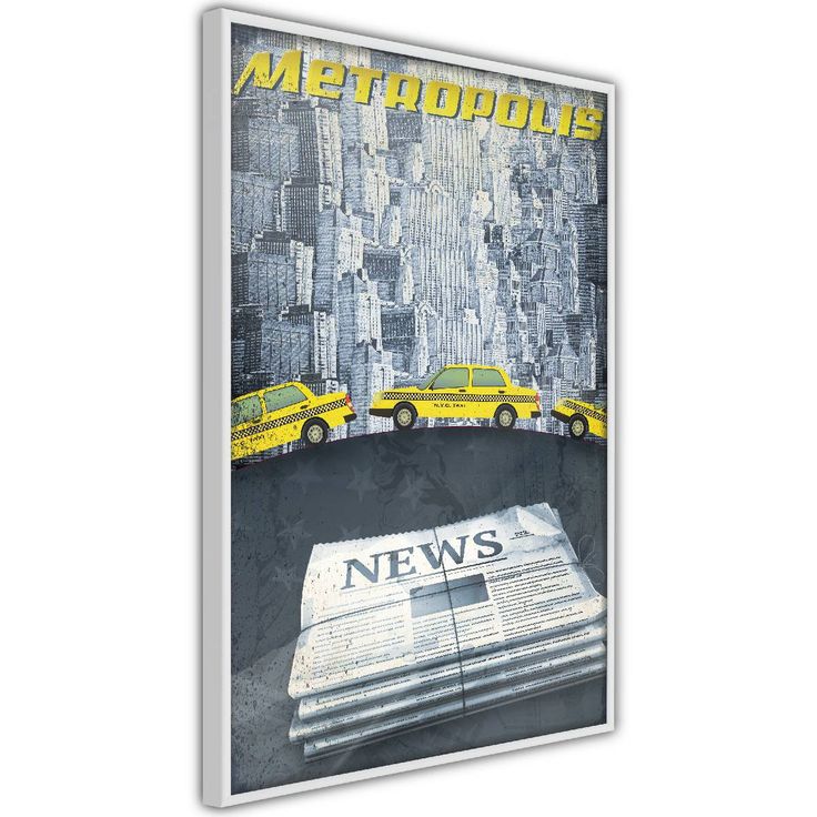 Juliste Artgeist Metropolis, kehyksillä, eri kokoja