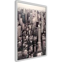 Juliste Artgeist Manhattan In Sepia, kehyksillä, eri kokoja