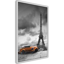 Juliste Artgeist Orange Car, kehyksillä, eri kokoja