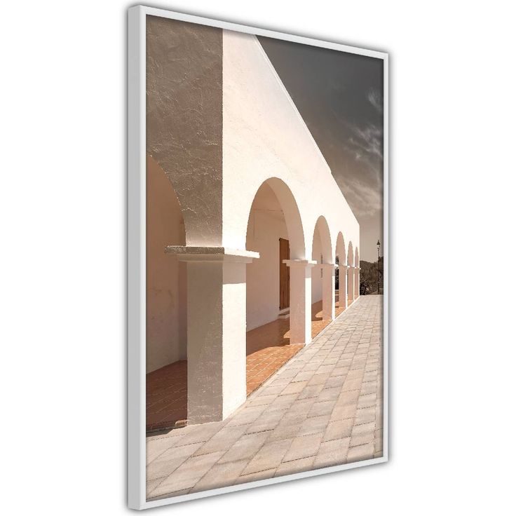 Juliste Artgeist Sunny Arcades, kehyksillä, eri kokoja