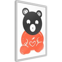 Juliste Artgeist Thoughtful Bear, kehyksillä, eri kokoja