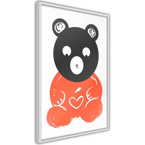 Juliste Artgeist Thoughtful Bear, kehyksillä, eri kokoja