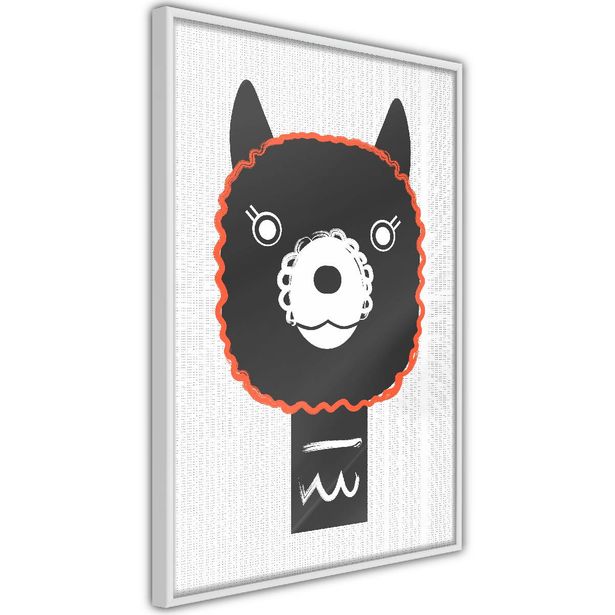 Juliste Artgeist Decorative Alpaca, kehyksillä, eri kokoja