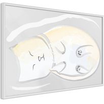 Juliste Artgeist Sleepy Kitty, kehyksillä, eri kokoja