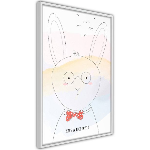 Juliste Artgeist Greetings from Rabbit, kehyksillä, eri kokoja