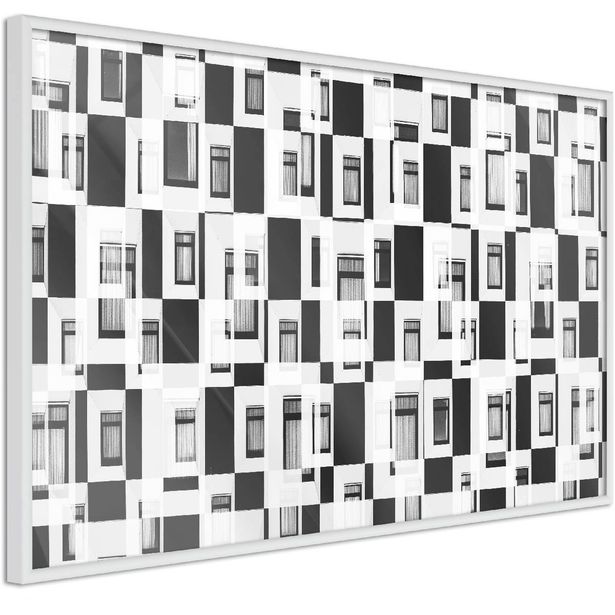 Juliste Artgeist Abstract Windows, kehyksillä, eri kokoja