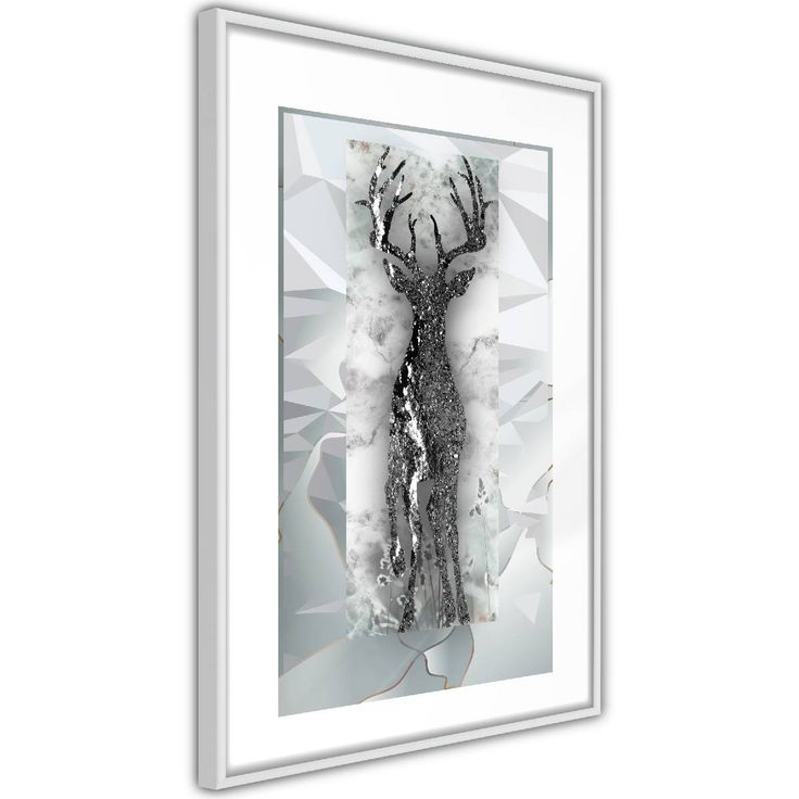 Juliste Artgeist Silver Deer, kehyksillä, eri kokoja